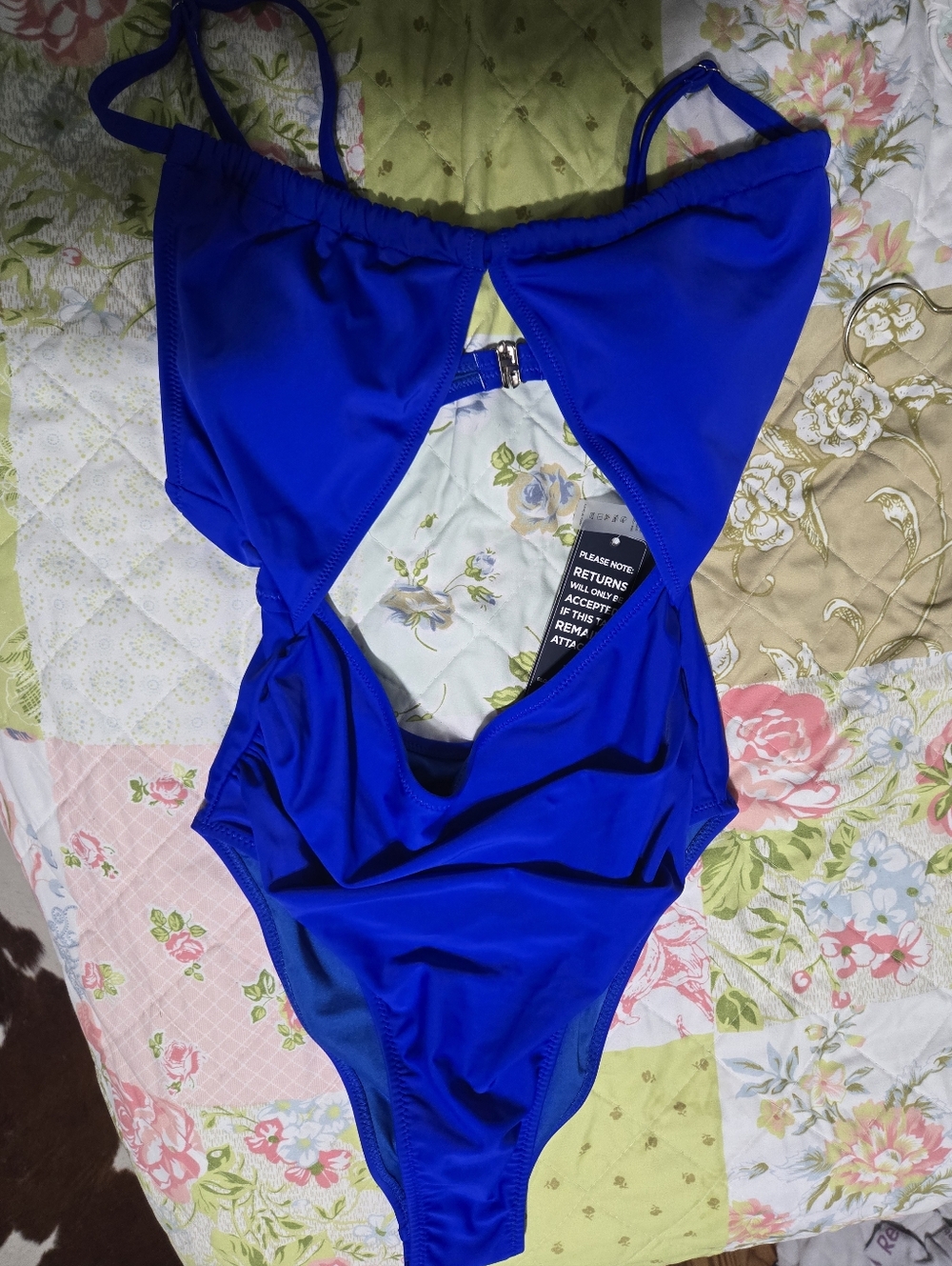 Royal Blue One-Piece Swimsuit